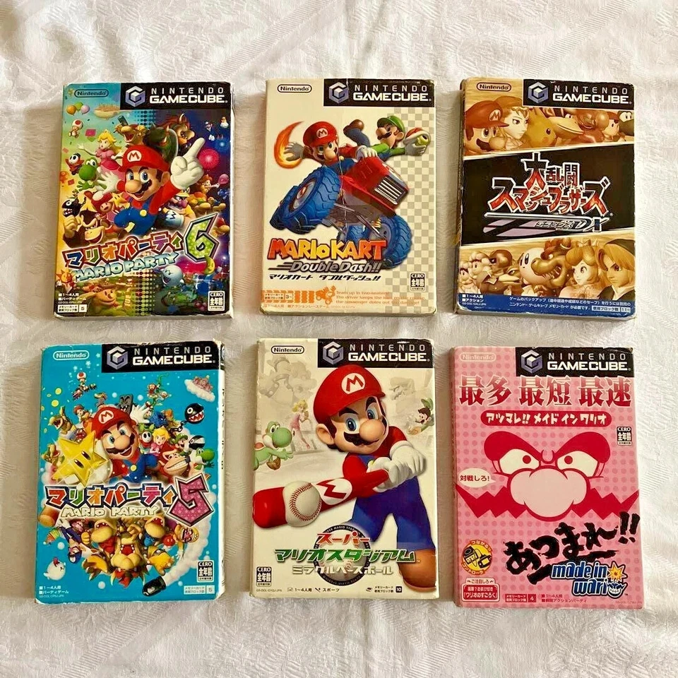 SYY88 Nintendo Gamecube Mario Party 5 6 Mario Kart Super Smash Bros stadium JP - Image 1 of 1