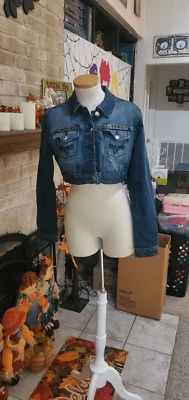 NWOT CREST DENIM JACKET - Image 1 of 4