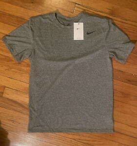 -SMALL- Nike Dri Fit Mens Activewear T Athletic Grey Crew Neck. Brand New.