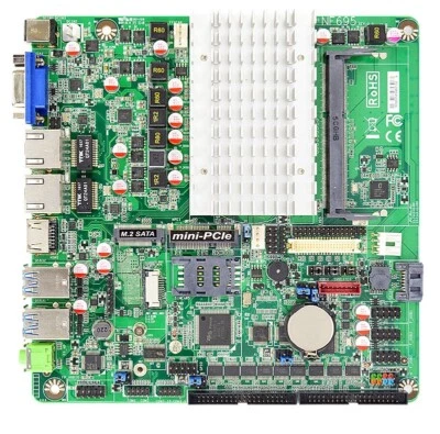 Jetway JNF695H2-3455 mini-ITX motherboard. - Image 1 of 2
