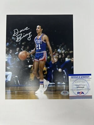 Dave Bing Hand Signed Autographed Detroit Pistons 8x10 Photo Picture PSA COA - Image 1 of 4
