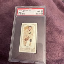 2012 Topps Ty Cobb PSA 10 Mini Allen & Ginter POP 3 Very Rare GEM MINT 10
