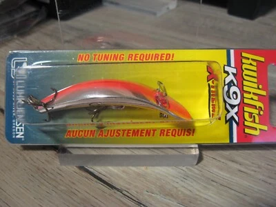 Luhr Jensen Kwikfish K9X X-Treme 3" Fishing Lure - Dives 10' - Silver Flour Red - Image 1 of 4