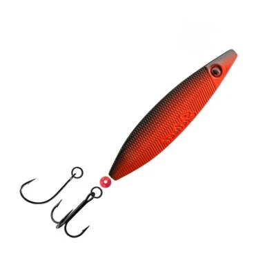 Jenzi Blinker Seatrout III Inliner rot schwarz Meerforellenblinker 3D-Fischauge - Bild 1 von 2