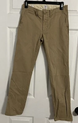 Chinos Gap Niños Niñas Caqui Vividos en 14 Regular Cintura Ajustable Pierna Recta Foto 1 de 4