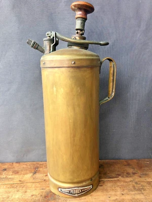 Ancien pulvérisateur en laiton FLOREX Vermorel Villefranche déco chalet art pop - Photo 1/2