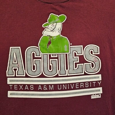 Винтажная футболка 80-х 90-х Texas A&M Aggies мужская большая цельнометаллическая куртка общая - Изображение 1 из 4
