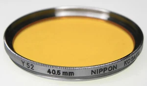 Nikon Rangefinder RF Nippon Kogaku 40.5mm Y52 Filter #2 - Picture 1 of 7