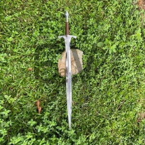 Hand Forged Medieval Warrior Sword D2 Steel Viking Sword Battle Ready + Sheath - Picture 1 of 3