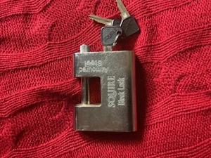 Squire - Block Lock - Armoured Steel - 80mm - 3 Keys - Picture 1 of 6