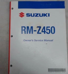 2008 Suzuki RM-Z450 Owner's Service Shop Manual K8 99011-28H50-03A - Picture 1 of 1