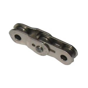 Gusset 1/2" Cranked Half Chain Link 1/2x1/8" Pitch - Picture 1 of 2