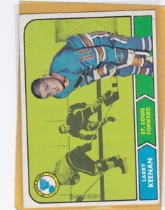 1968-69 TOPPS HOCKEY LARRY KEENAN #115 BLUES EX+ *A7330