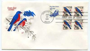 2478, 3c Bluebird, Farnam, HF, FDC - Picture 1 of 1