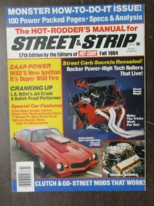 HOT-RODDER'S MANUAL FOR STREET & STRIP MAGAZINE #110 FALL 1984 17TH EDITION CARS - Picture 1 of 2