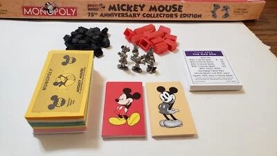 U-PICK 大富翁米老鼠 75 周年 2004 年棋盘游戏替换件 — 第 1/2 张图片