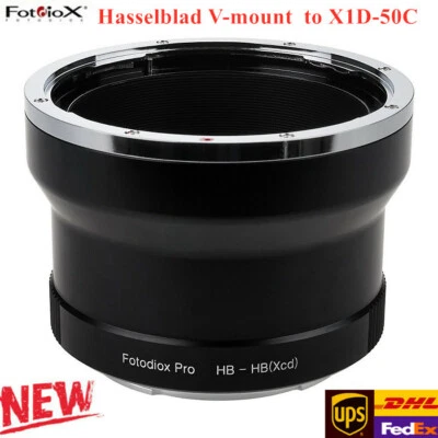 Fotodiox HB-HB(xcd) Camera Lens Adapter for Hasselblad V-Mount Lens to X1D-50c - Image 1 of 4