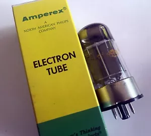 Amperex 6080 6AS7 triode, NOS tested RARE - Foto 1 di 2