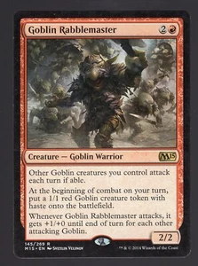Magic The Gathering Goblin Rabblemaster (núcleo 2015 reproducido) - Imagen 1 de 2