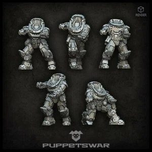 Puppets War Recon Prime Gunners Bodies [with arms] New - Picture 1 of 2
