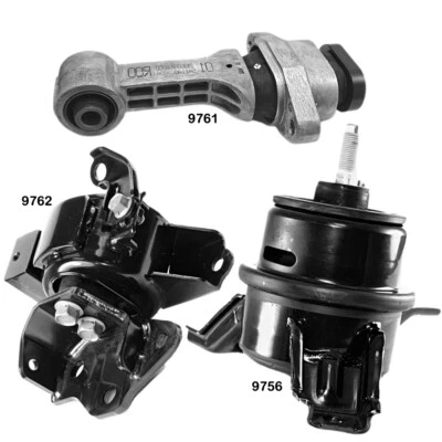 Engine & Automatic Transmission Mounts 3PCS fits 13-12 Kia Soul 1.6L 2.0L Auto - Image 1 of 4