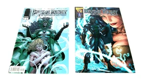 Divine Right 2 Issue Lot #2A & Wizard 1/2 1998 Image Comics - Picture 1 of 2