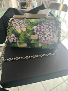 Dolce Gabbana - DOLCE & GABBANA Mini Hydrangea Floral Crossbody - New Box - Picture 1 of 7