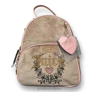 Juicy Couture brauner Cafe Heritage Rucksack neu mit Etikett - Bild 1 von 9