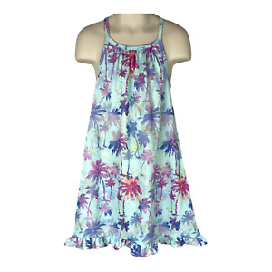 The Children's Place -Girls Sleeveless Palm Tree Nightgown -Crystal Mint- XS (4)