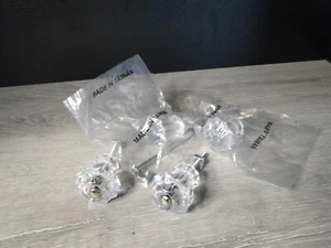 4 glass ornate drawer pull knobs - Picture 1 of 2