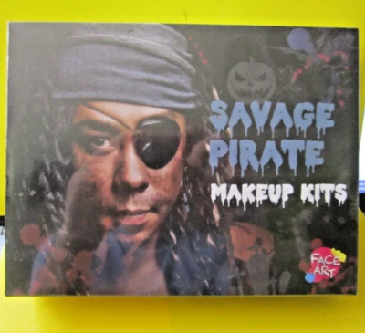 Face Art Savage Pirate Make up kits NEW - Image 1 of 4