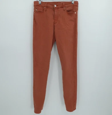 Pantalones de mezclilla Adriano Goldschmied para mujer 28R oxidados Farrah ajustados al tobillo City Foto 1 de 4