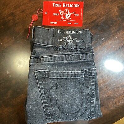 True Religion Men's Geno Slim Fit Stretch Jeans In Body Rinse Black INCLUDES TAG • 24.99€