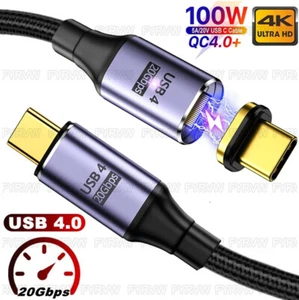 Câble magnétique USB4 USB4.0 20 Gbit/s adaptateur coude 8K100W pour commutateur vapeur MacBook - Photo 1 sur 19