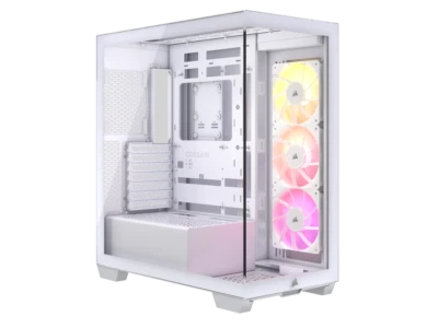 CORSAIR 3500X ARGB Tempered Glass Mid-Tower PC Case, White – 3x Pre-Installed RS - Image 1 of 4