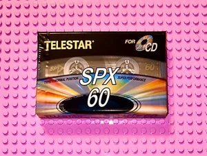 CINTA DE CASETE EN BLANCO TELESTAR SPX 60 TIPO I (1) (SELLADA) - Imagen 1 de 3