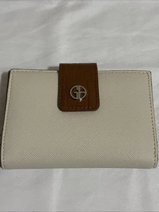 Giani Bernini Saffiano Croc Cartera Crema Sillín - Imagen 1 de 4