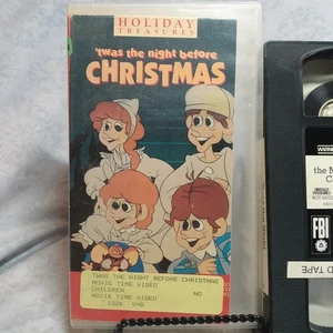 'Twas the Night Before Christmas (VHS, 1990) Holiday Treasures Joel Grey - Picture 1 of 3