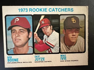 1973 Topps - High Number Bob Boone, Mike Ivie, Skip Jutze #613 (RC) - Picture 1 of 2