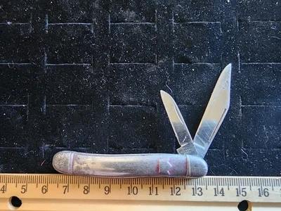 Imperial Multi Blade Pocket Knife Red Scales Used Great Shape - Image 1 of 3