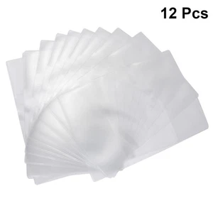  12 Pcs Waterproof Document Pouch Travel Holder Clear Information - Picture 1 of 12