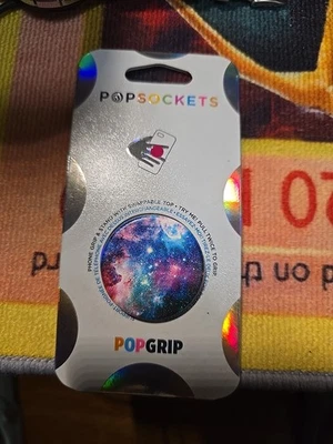 PopSockets PopGrip Swappable Grip and Stand for Phones and Tablets - Blue Nebula - Image 1 of 2