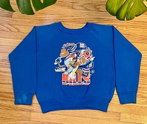 Vintage 80s Youth Small (10-12) Buffalo Bills NFL Crewneck Sweatshirt USA Kids - Bild 1 von 8