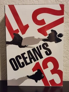 Oceans 11 12 13 Trilogy-3 DVD Movie Box Set-Clooney, Pitt, Damon, Roberts- NEW - Picture 1 of 3