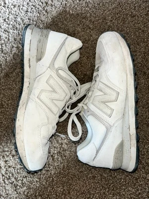 New Balance Mujer Blanco y Crema 574 Talla 7.5 Foto 1 de 4