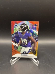 2021 Panini Phoenix Shaun Wade Fireburst Parallel Rookie New England Patriots - Picture 1 of 2