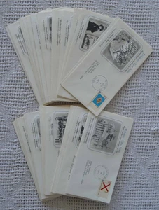 1977-78 BICENTENNIAL ISSUE 50 STATES ADMITTED TO THE UNION FLAG FDC CACHES - Picture 1 of 9