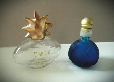 2x Mini Parfum Flakon* sun moon stars* Fragonard - Grasse - Diamant* RAR* leer*  - Bild 1 von 3