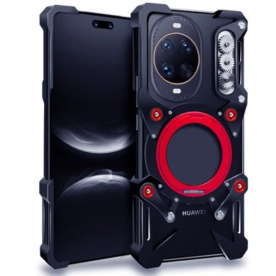 Metal Aluminum Rimless Stand Bumper Case For Huawei nova 14 Lite / Ultra / Pro - Image 1 of 4