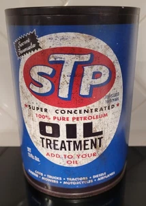 Vintage Style STP Oil Treatment  Wall Can Metal Decor Reproduction - Picture 1 of 4